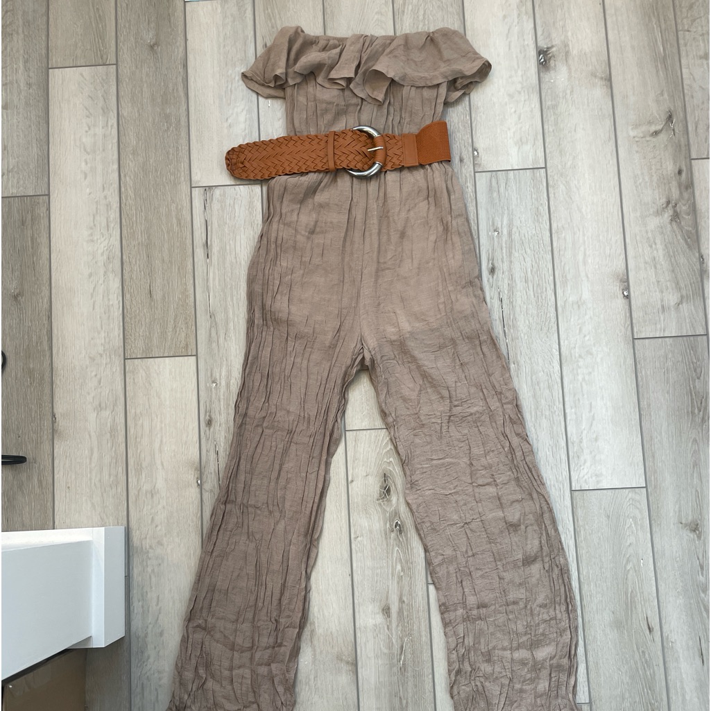 Iris Basic Strapless Jumpsuit Size Medium Nwt